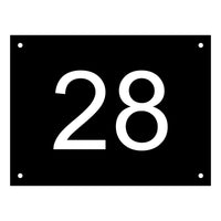 CUSTOM House Number Sign for Peter