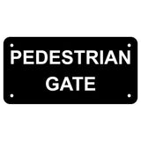 CUSTOM Pedestrian Gate Sign