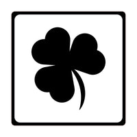 CUSTOM Shamrock Sign 10cm by 10cm